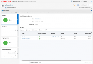 Oracle Fusion Middleware Enterprise Manager 12c R2