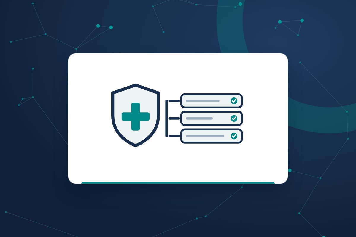 Illustration of a health-insurance platform with a medical-rules engine